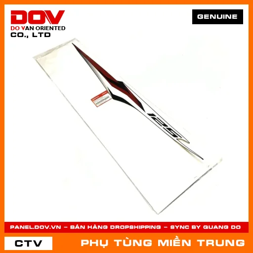 TEM ỐP SƯỜN PHẢI *R340,R340B* HONDA CHÍNH HÃNG (MÃ: 86831K27V00ZD) — 86831K27V00ZD
