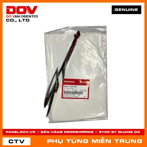 TEM ỐP SƯỜN PHẢI HONDA CHÍNH HÃNG (MÃ: 86831K29900) — 86831K29900