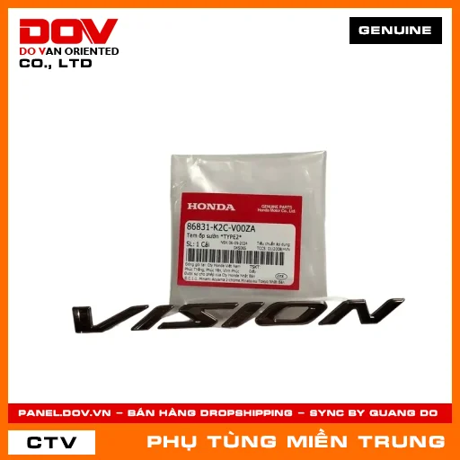 TEM ỐP SƯỜN *TYPE2* HONDA CHÍNH HÃNG (MÃ: 86831K2CV00ZA) — 86831K2CV00ZA