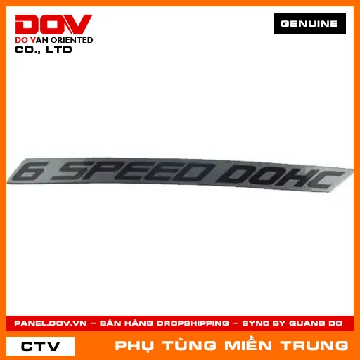 TEM CHỮ 6 SPEED DOHC *TYPE1* HONDA CHÍNH HÃNG (MÃ: 86831K45A40ZA) — 86831K45A40ZA
