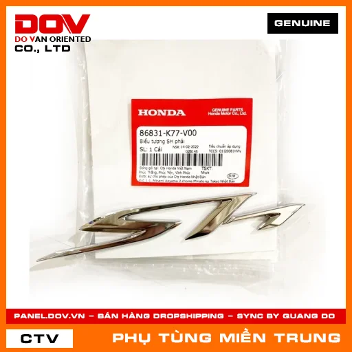 BIỂU TƯỢNG SH PHẢI HONDA CHÍNH HÃNG (MÃ: 86831K77V00) — 86831K77V00
