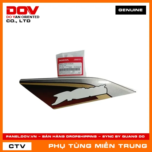 TEM CỐP PHẢI HONDA CHÍNH HÃNG (MÃ: 86831KVV930ZA) — 86831KVV930ZA