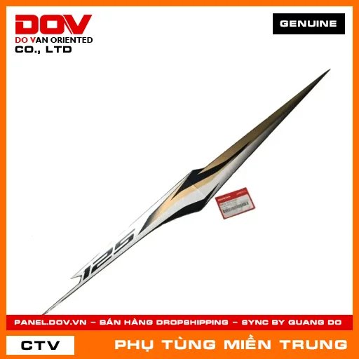 TEM ỐP SƯỜN TRÁI *Y208* HONDA CHÍNH HÃNG (MÃ: 86832K27V00ZF) — 86832K27V00ZF
