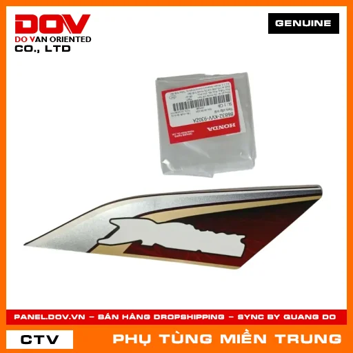 TEM CỐP TRÁI HONDA CHÍNH HÃNG (MÃ: 86832KVV930ZA) — 86832KVV930ZA