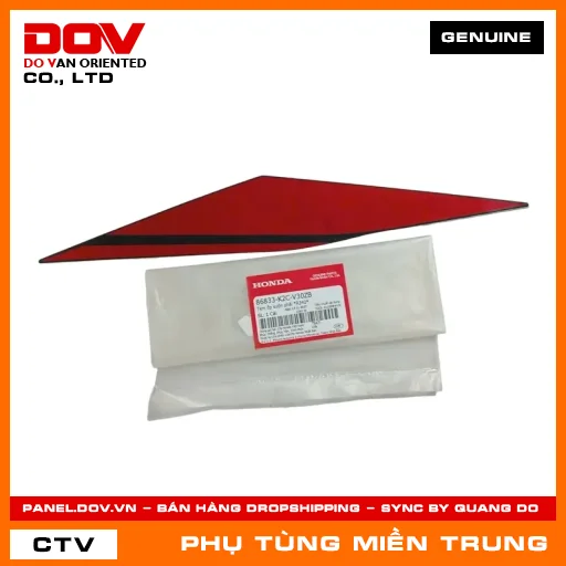 TEM ỐP SƯỜN PHẢI *R340* HONDA CHÍNH HÃNG (MÃ: 86833K2CV30ZB) — 86833K2CV30ZB