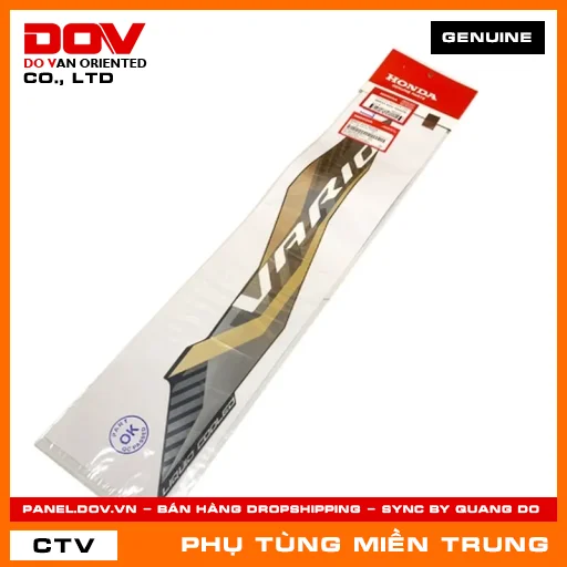TEM A ỐP SƯỜN TRÁI *TYPE1* HONDA CHÍNH HÃNG (MÃ: 86833K2VN50ZB) — 86833K2VN50ZB