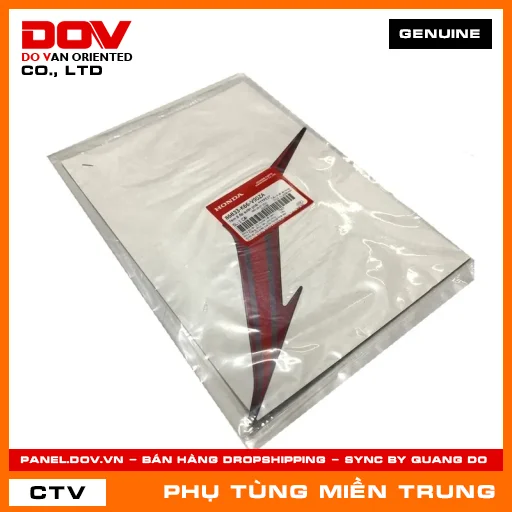 TEM B ỐP SƯỜN PHẢI *TYPE1* HONDA CHÍNH HÃNG (MÃ: 86833K66V90ZA) — 86833K66V90ZA