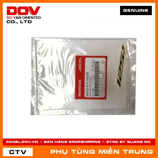 MARK CHỮ 125L *NH1* HONDA CHÍNH HÃNG (MÃ: 86833K77V00ZB) — 86833K77V00ZB