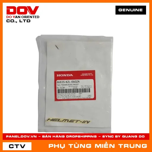 TEM *NHA69,R350,YR303* HONDA CHÍNH HÃNG (MÃ: 86835KZLE60ZA) — 86835KZLE60ZA