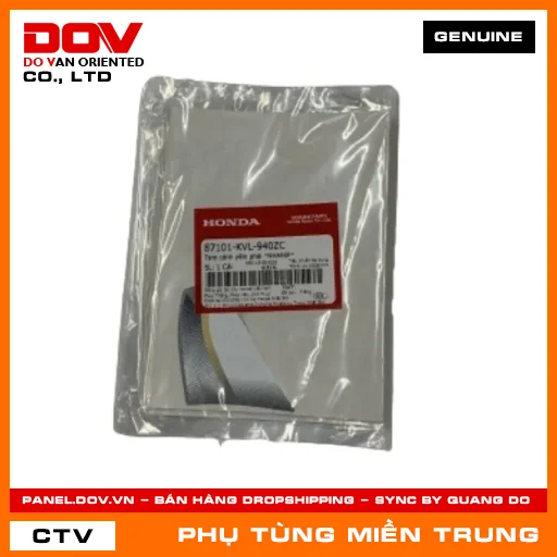 TEM CÁNH YẾM PHẢI *NHA96P* HONDA CHÍNH HÃNG (MÃ: 87101KVL940ZC) — 87101KVL940ZC