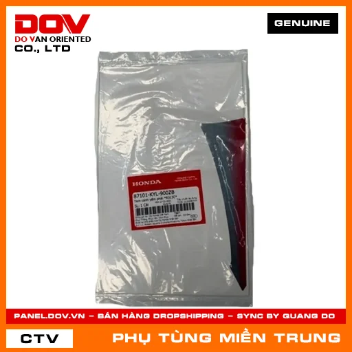 TEM CÁNH YẾM PHẢI *R313C* HONDA CHÍNH HÃNG (MÃ: 87101KYL900ZB) — 87101KYL900ZB