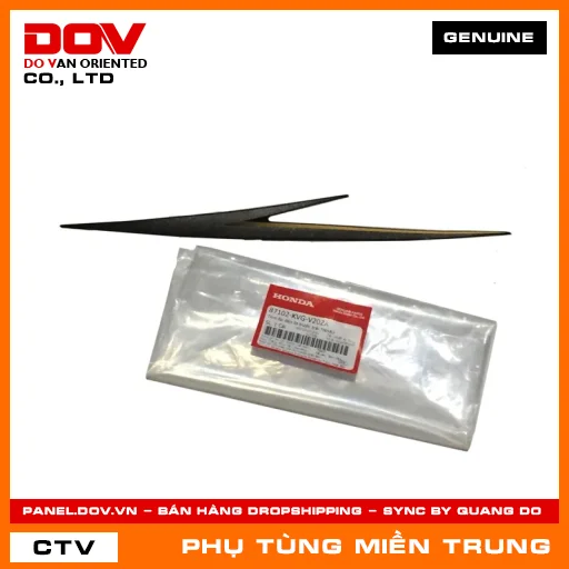 TEM ỐP ĐÈN FA TRƯỚC TRÁI *NHA6 HONDA CHÍNH HÃNG (MÃ: 87102KVGV20ZA) — 87102KVGV20ZA