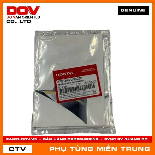 TEM CÁNH YẾM TRÁI *NHA69P* HONDA CHÍNH HÃNG (MÃ: 87102KVL940ZB) — 87102KVL940ZB