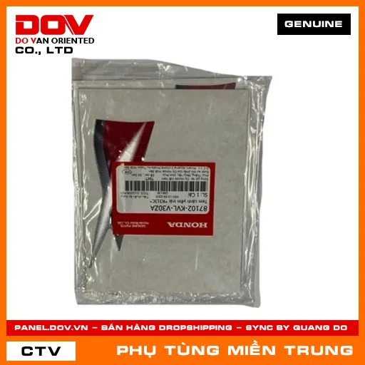 TEM CÁNH YẾM TRÁI *R313C* HONDA CHÍNH HÃNG (MÃ: 87102KVLV30ZA) — 87102KVLV30ZA