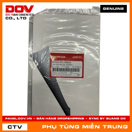 TEM CÁNH YẾM TRÁI *NHA69P* HONDA CHÍNH HÃNG (MÃ: 87102KYL900ZA) — 87102KYL900ZA
