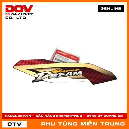 TEM CỐP XE PHẢI *R150CU* HONDA CHÍNH HÃNG (MÃ: 87103KFV660ZC) — 87103KFV660ZC