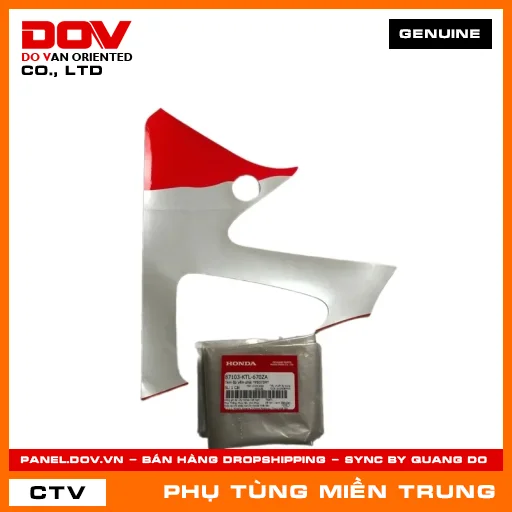 TEM ỐP YẾM PHẢI *PB373M* HONDA CHÍNH HÃNG (MÃ: 87103KTL670ZA) — 87103KTL670ZA