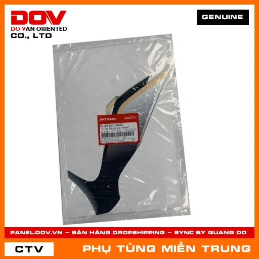 TEM A ỐP ỐNG YẾM PHẢI *NHA69P* HONDA CHÍNH HÃNG (MÃ: 87103KVL940ZC) — 87103KVL940ZC