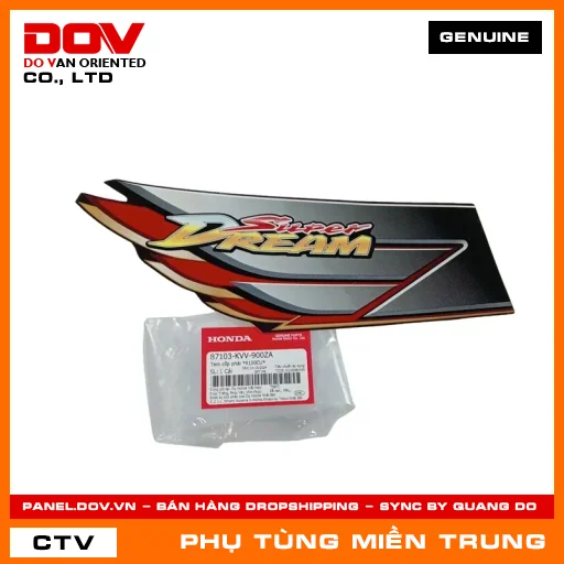 TEM CỐP PHẢI *R150CU* HONDA CHÍNH HÃNG (MÃ: 87103KVV900ZA) — 87103KVV900ZA