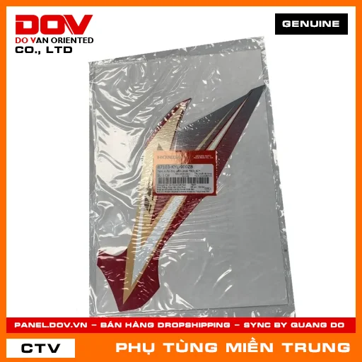 TEM A ỐP ỐNG YẾM PHẢI *R313C* HONDA CHÍNH HÃNG (MÃ: 87103KYL900ZB) — 87103KYL900ZB
