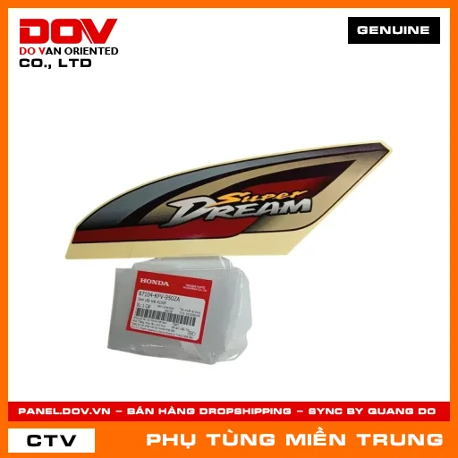 TEM CỐP TRÁI R150F HONDA CHÍNH HÃNG (MÃ: 87104KFV950ZA) — 87104KFV950ZA