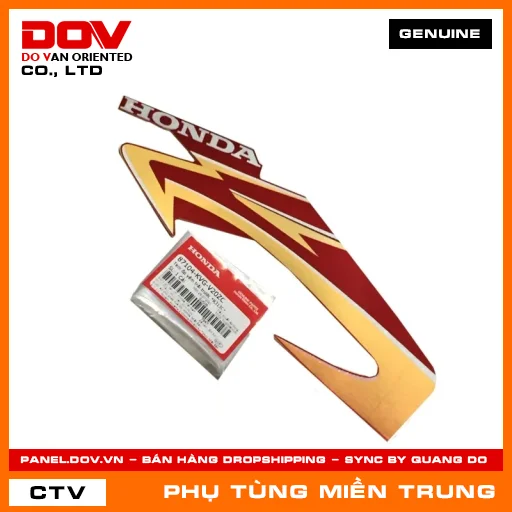 TEM ỐP YẾM TRÁI TRƯỚC *R313C* HONDA CHÍNH HÃNG (MÃ: 87104KVGV20ZC) — 87104KVGV20ZC
