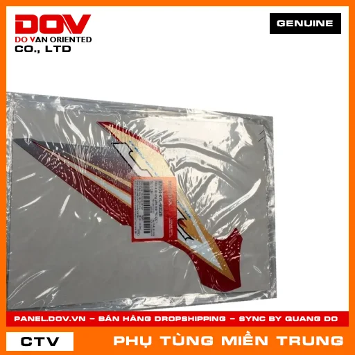 TEM A ỐP ỐNG YẾM TRÁI *R313C* HONDA CHÍNH HÃNG (MÃ: 87104KYL900ZB) — 87104KYL900ZB