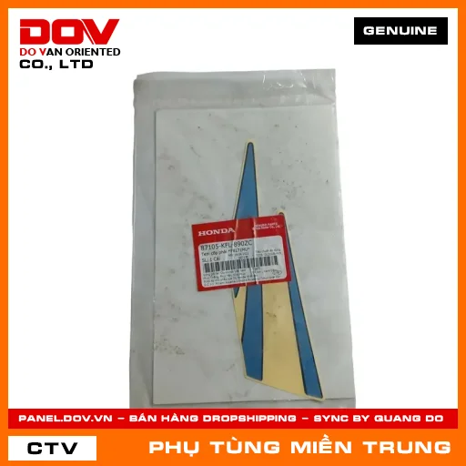 TEM CỐP PHẢI *PB171MU* HONDA CHÍNH HÃNG (MÃ: 87105KFL890ZC) — 87105KFL890ZC