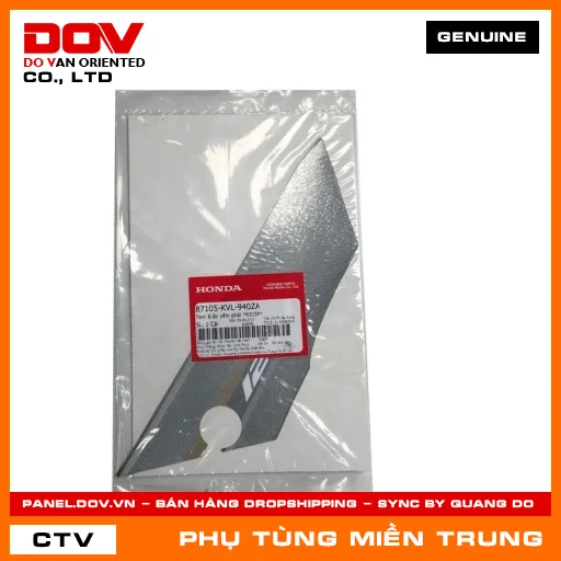 TEM B.ỐP YẾM PHẢI *R315P* HONDA CHÍNH HÃNG (MÃ: 87105KVL940ZA) — 87105KVL940ZA