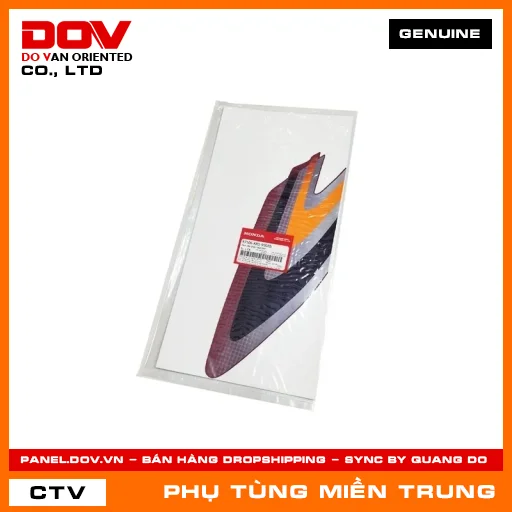 TEM CỐP PHẢI *R203M* HONDA CHÍNH HÃNG (MÃ: 87106KRS900ZB) — 87106KRS900ZB