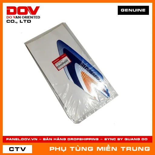 TEM CỐP PHẢI PB305 HONDA CHÍNH HÃNG (MÃ: 87106KRS900ZD) — 87106KRS900ZD