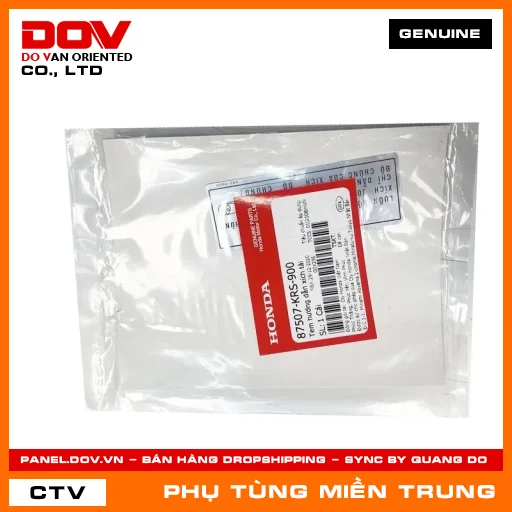 TEM B.ỐP YẾM TRÁI *R315P* HONDA CHÍNH HÃNG (MÃ: 87106KVL940ZA) — 87106KVL940ZA
