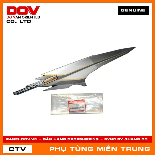 TEM ỐP SƯỜN PHẢI *NHA69P* HONDA CHÍNH HÃNG (MÃ: 87106KVR880ZA) — 87106KVR880ZA
