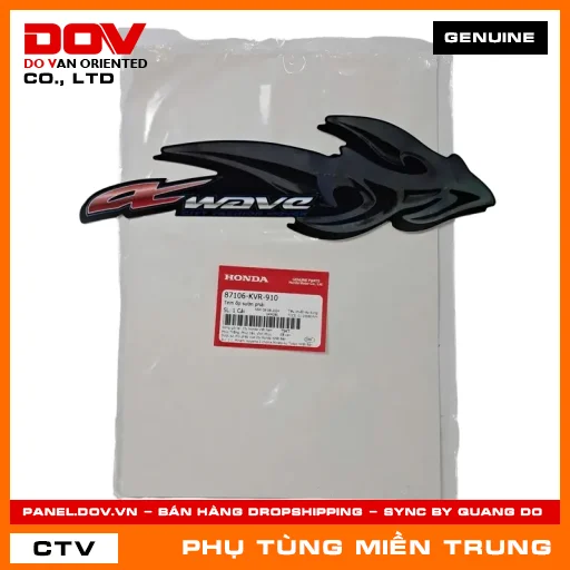 TEM ỐP SƯỜN PHẢI HONDA CHÍNH HÃNG (MÃ: 87106KVR910) — 87106KVR910