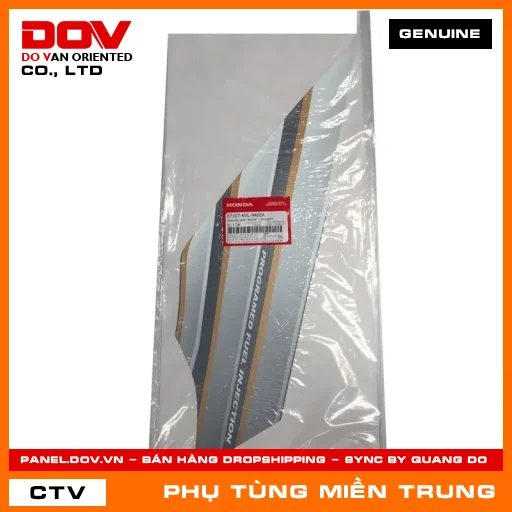 TEM CỐP PHẢI *R315P*,*NHA69P* HONDA CHÍNH HÃNG (MÃ: 87107KVL940ZA) — 87107KVL940ZA