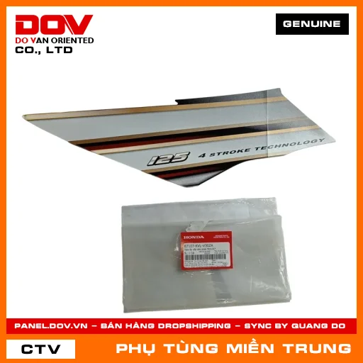 TEM ỐP CỐP BÊN PHẢI *R313C* HONDA CHÍNH HÃNG (MÃ: 87107KVLV30ZA) — 87107KVLV30ZA