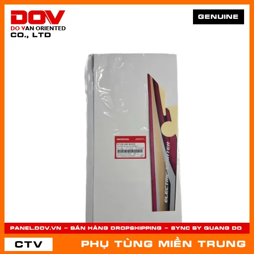 TEM CHẮN BÙN SAU TRÁI *R150CU* HONDA CHÍNH HÃNG (MÃ: 87108GBGB20ZD) — 87108GBGB20ZD