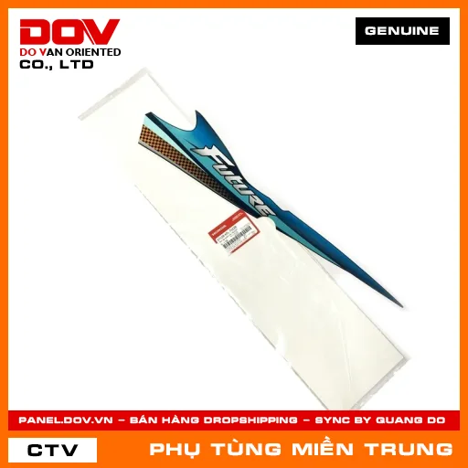 TEM ỐP SƯỜN TRÁI *B142P* HONDA CHÍNH HÃNG (MÃ: 87108KFL710ZB) — 87108KFL710ZB