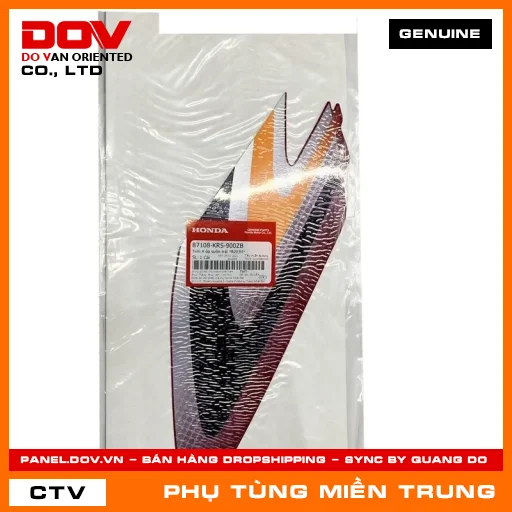 TEM A ỐP SƯỜN TRÁI *R203M* HONDA CHÍNH HÃNG (MÃ: 87108KRS900ZB) — 87108KRS900ZB