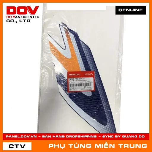 TEM A ỐP SƯỜN TRÁI *PB171MU* HONDA CHÍNH HÃNG (MÃ: 87108KRS900ZE) — 87108KRS900ZE