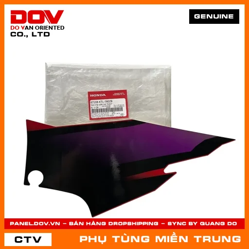 TEM A ỐP SƯỜN TRÁI *R263* HONDA CHÍNH HÃNG (MÃ: 87108KTL780ZB) — 87108KTL780ZB