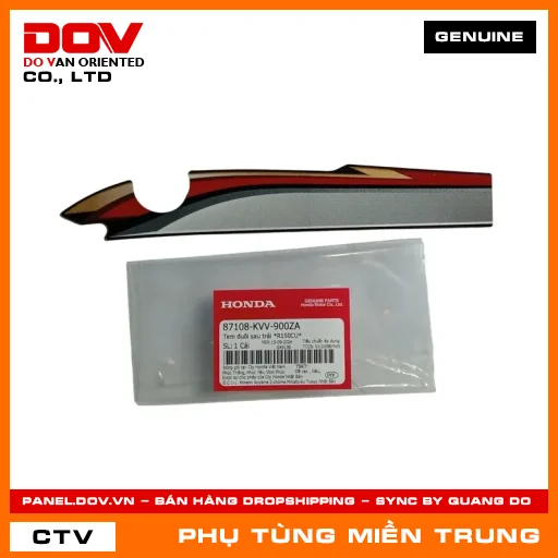 TEM ĐUÔI SAU TRÁI *R150CU* HONDA CHÍNH HÃNG (MÃ: 87108KVV900ZA) — 87108KVV900ZA