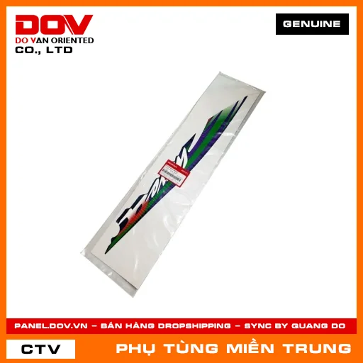 TEM B ỐP SƯỜN TRÁI *B142P* HONDA CHÍNH HÃNG (MÃ: 87109KRS860ZC) — 87109KRS860ZC