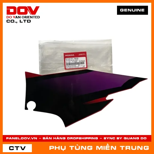TEM B ỐP SƯỜN TRÁI *R263* HONDA CHÍNH HÃNG (MÃ: 87109KTL780ZB) — 87109KTL780ZB