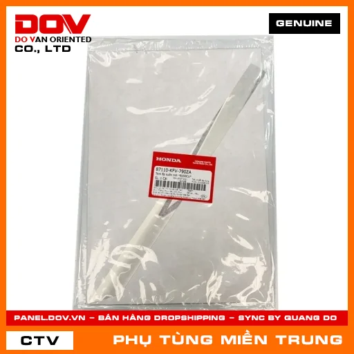 TEM ỐP SƯỜN TRÁI *R150CU* HONDA CHÍNH HÃNG (MÃ: 87110KFV790ZA) — 87110KFV790ZA