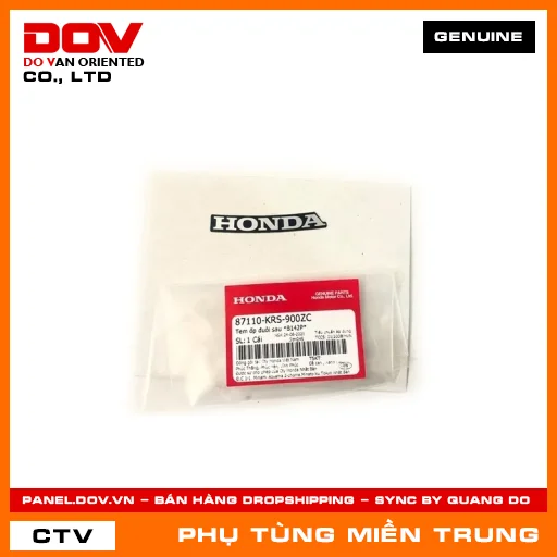 TEM ỐP ĐUÔI SAU *B142P* HONDA CHÍNH HÃNG (MÃ: 87110KRS900ZC) — 87110KRS900ZC