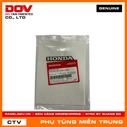 TEM ĐUÔI SAU (HONDA) 60MM HONDA CHÍNH HÃNG (MÃ: 87110KTL740) — 87110KTL740