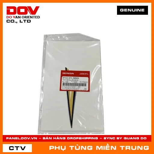 TEM C ỐP ỐNG YẾM TRÁI S/S HONDA CHÍNH HÃNG (MÃ: 87111KYL900ZA) — 87111KYL900ZA
