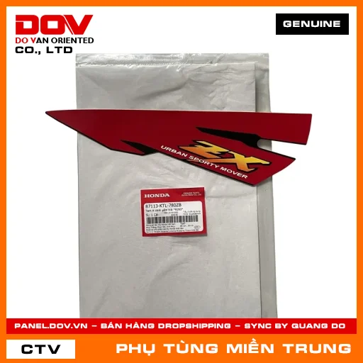 TEM A CÁNH YẾM TRÁI *R263* HONDA CHÍNH HÃNG (MÃ: 87113KTL780ZB) — 87113KTL780ZB