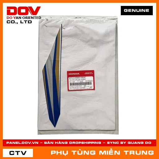 TEM B ỐP SƯỜN PHẢI *B206M* HONDA CHÍNH HÃNG (MÃ: 87113KWWV00ZC) — 87113KWWV00ZC